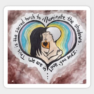 In Love in Colour Sticker